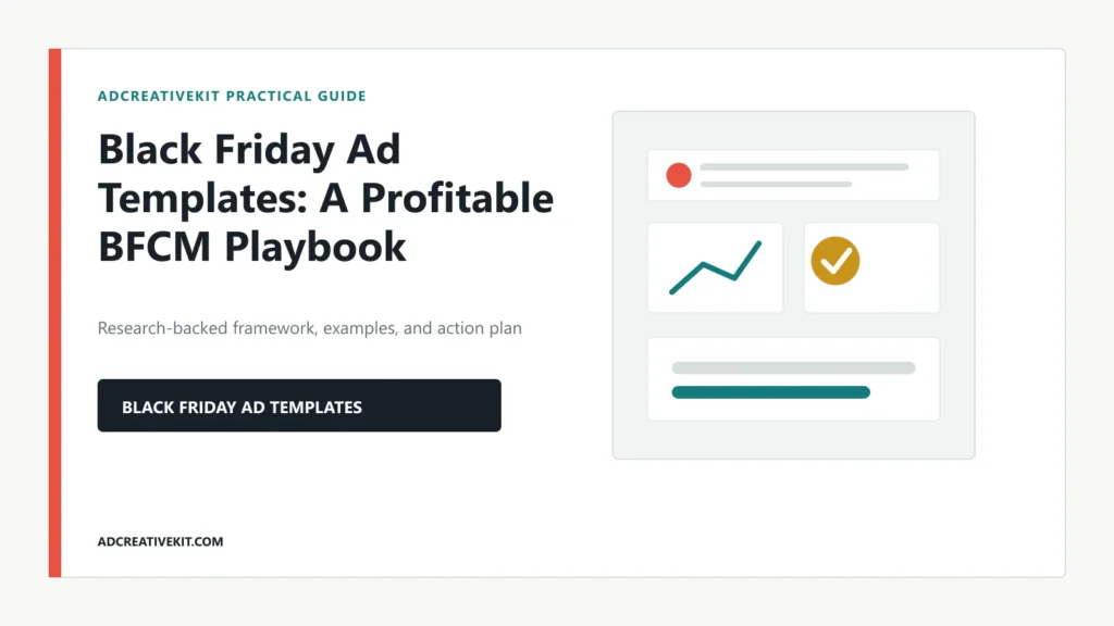 Black Friday advertising playbook with offer matrix campaign phases and profitability metrics