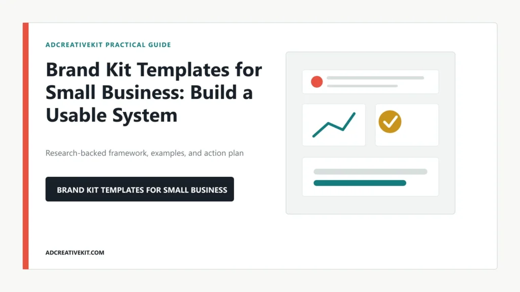 Small-business brand kit operating system across logos colors typography templates and touchpoints