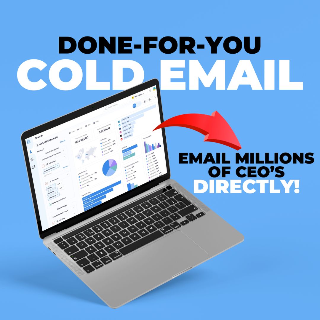 Free editable Meta ad template for a direct response cold email offer